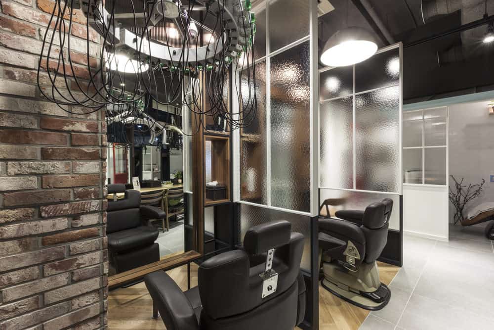 Industrial hair salon